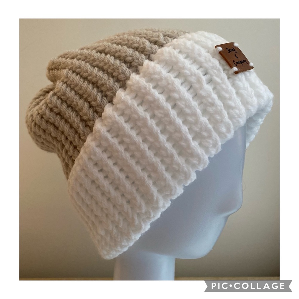 NWT Loom Knitted Hats, Warm and cozy, Knitting, Hats, Handmade by Seller. UNISEX